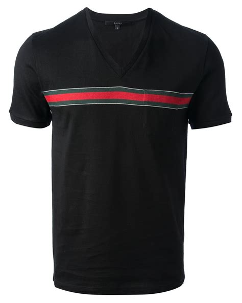 gucci t shirt v neck|gucci t shirt online shop.